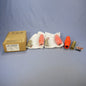 3 Leviton Orange ECT 17 Series Female Cam-Type Plugs Set Screw 690A 600V 17D24-O