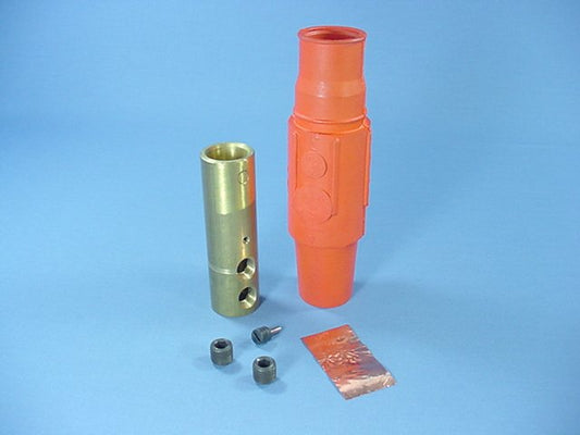 Leviton Orange ECT 17 Series Female Cam Plug Double Set Screw 690A 600V 17D24-O