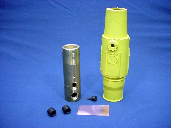 3 Leviton Yellow ECT 17 Series Female Cam-Type Plugs Set Screw 690A 600V 17D24-Y