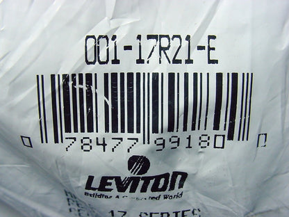 Leviton 17R21-E Black 17 Series Cam Plug 90 Degr Panel Receptacle Stud 690A 600V