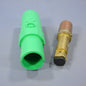 Leviton Green 17 Series Vulcanized Male Cam-Type Plug 690A 600V Crimped 17V23-G