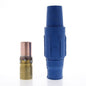 Leviton Blue 17 Series Vulcanized Female Cam Plug Crimped 690A 600V 17V25-B