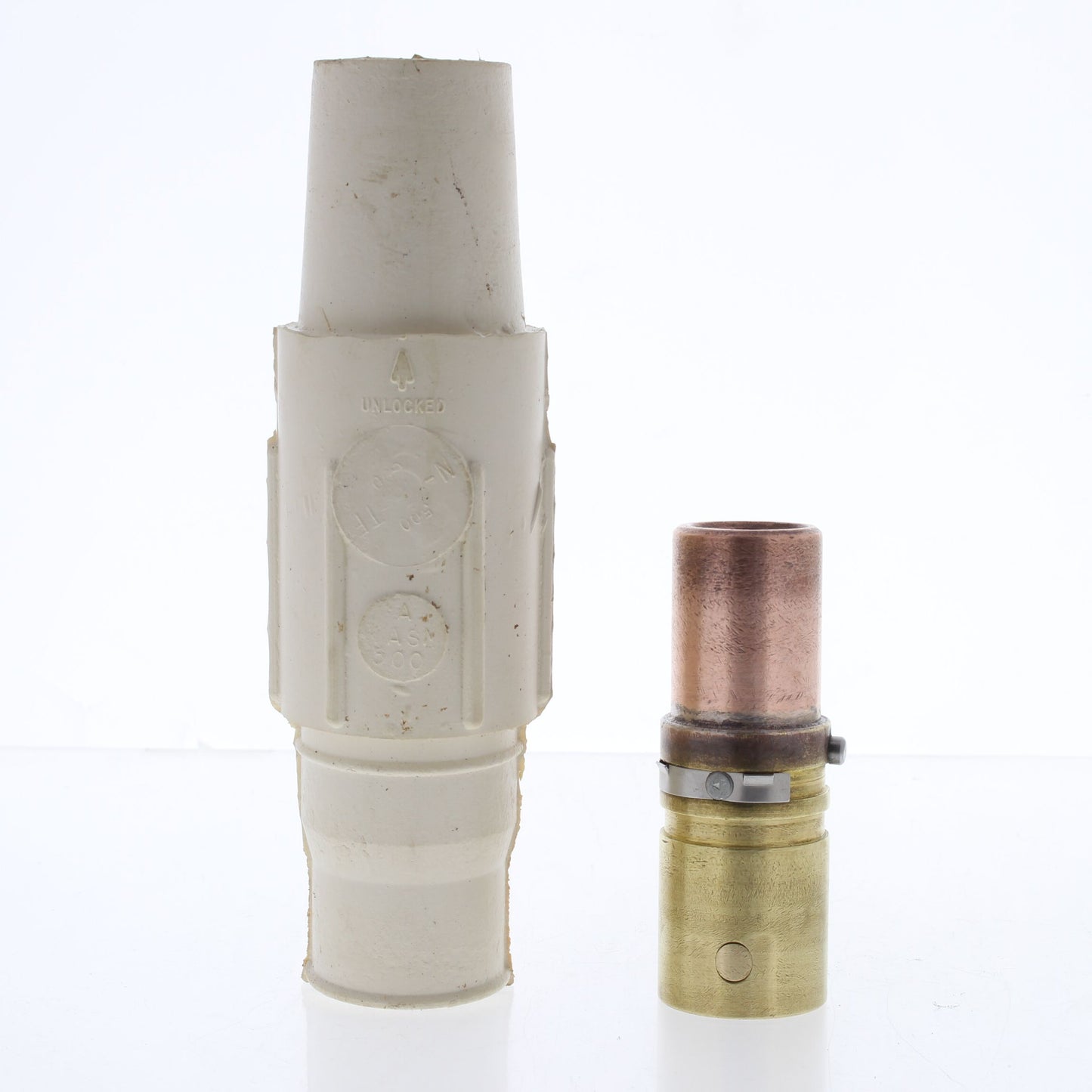 Leviton White 17 Series Female Vulcanized Cam-Type Plug 690A 600V 17V25-W