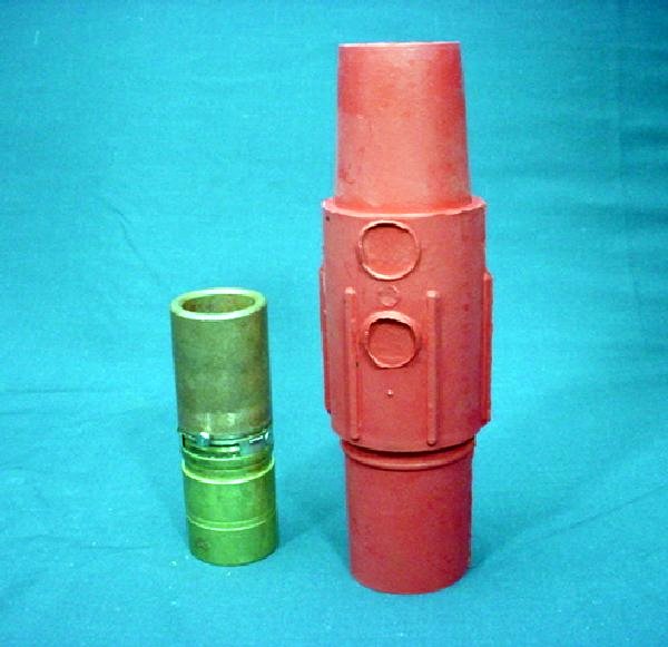 3 Leviton Red Female Cam Plugs 17 Series 500-750 MCM Crimped 690A 600V 17V26-R
