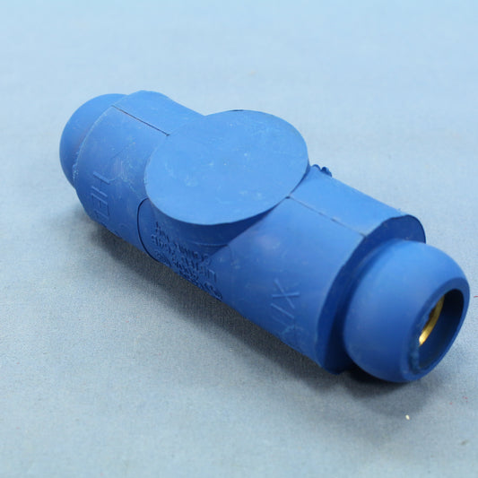 Leviton Blue Female-Female Turnaround Connector 18 Series 400A 600V 18A24-B