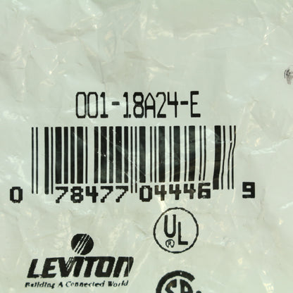 Leviton Black Female-Female Turnaround Connector 18 Series 400A 600V 18A24-E