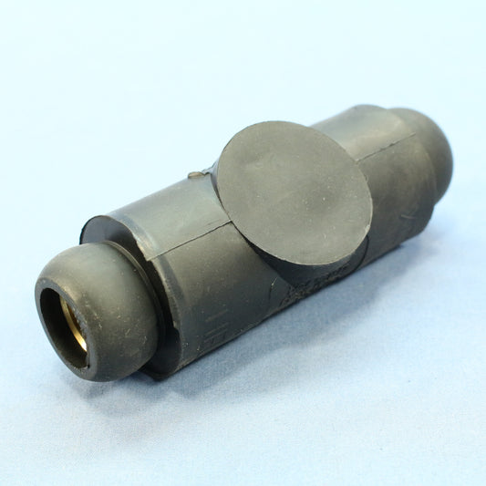 Leviton Black Female-Female Turnaround Connector 18 Series 400A 600V 18A24-E