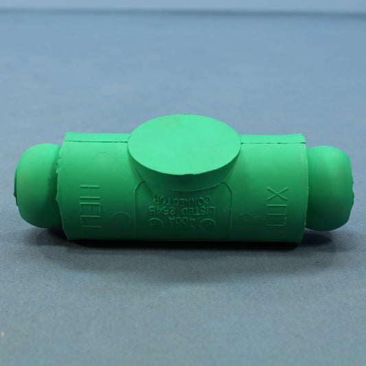 Leviton 18A24-G Green Female-Female Turnaround Connector 18 Series 400A 600V