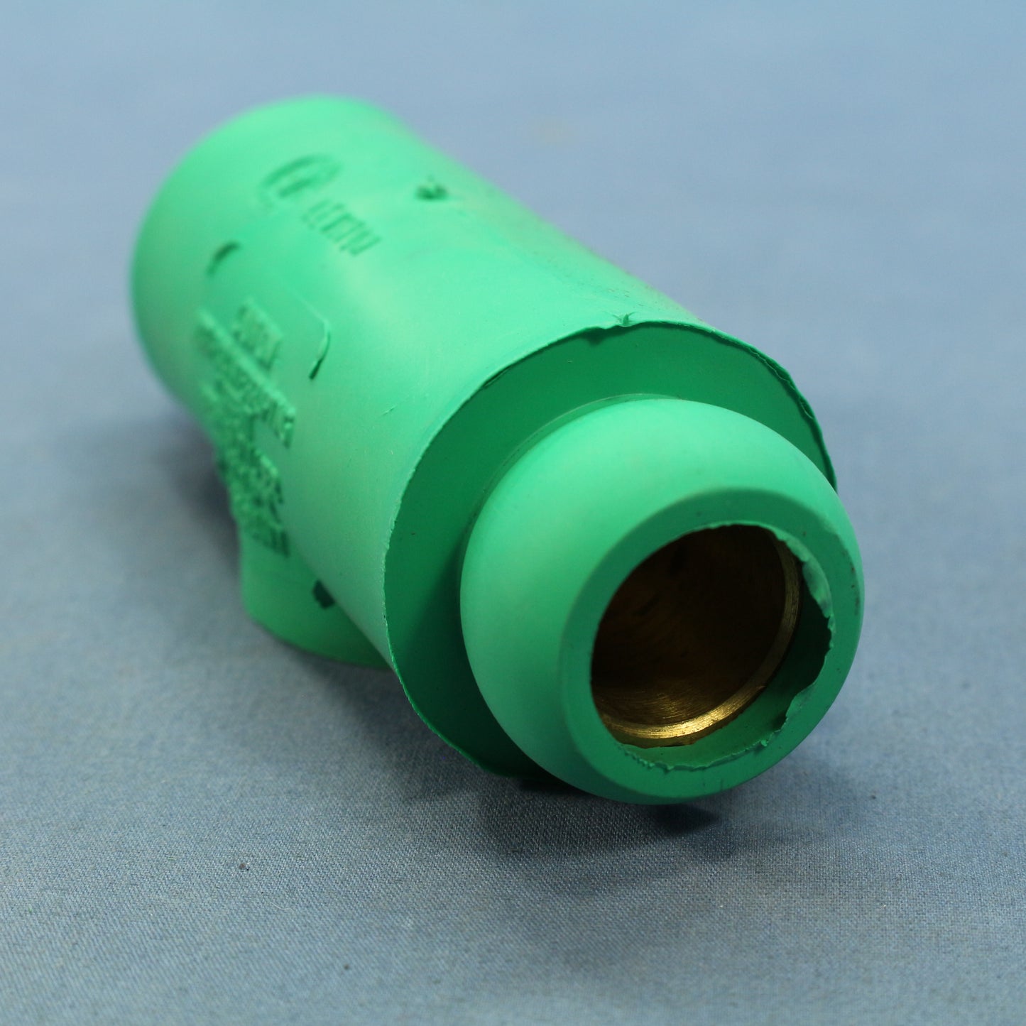 Leviton 18A24-G Green Female-Female Turnaround Connector 18 Series 400A 600V