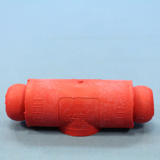 Leviton Red Female-Female Turnaround Connector 18 Series 400A 600V 18A24-R