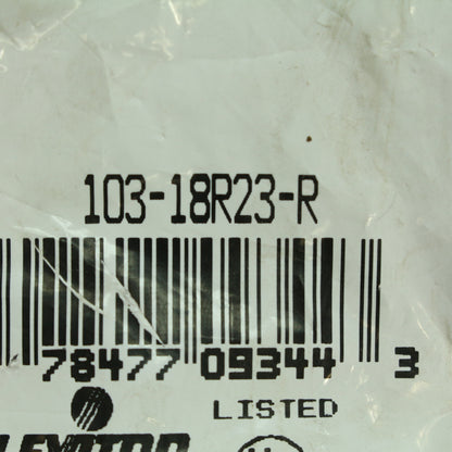 Leviton Red ECT 18 Series Cam Male Panel Receptacle Ball Nose 400A 18R23-R