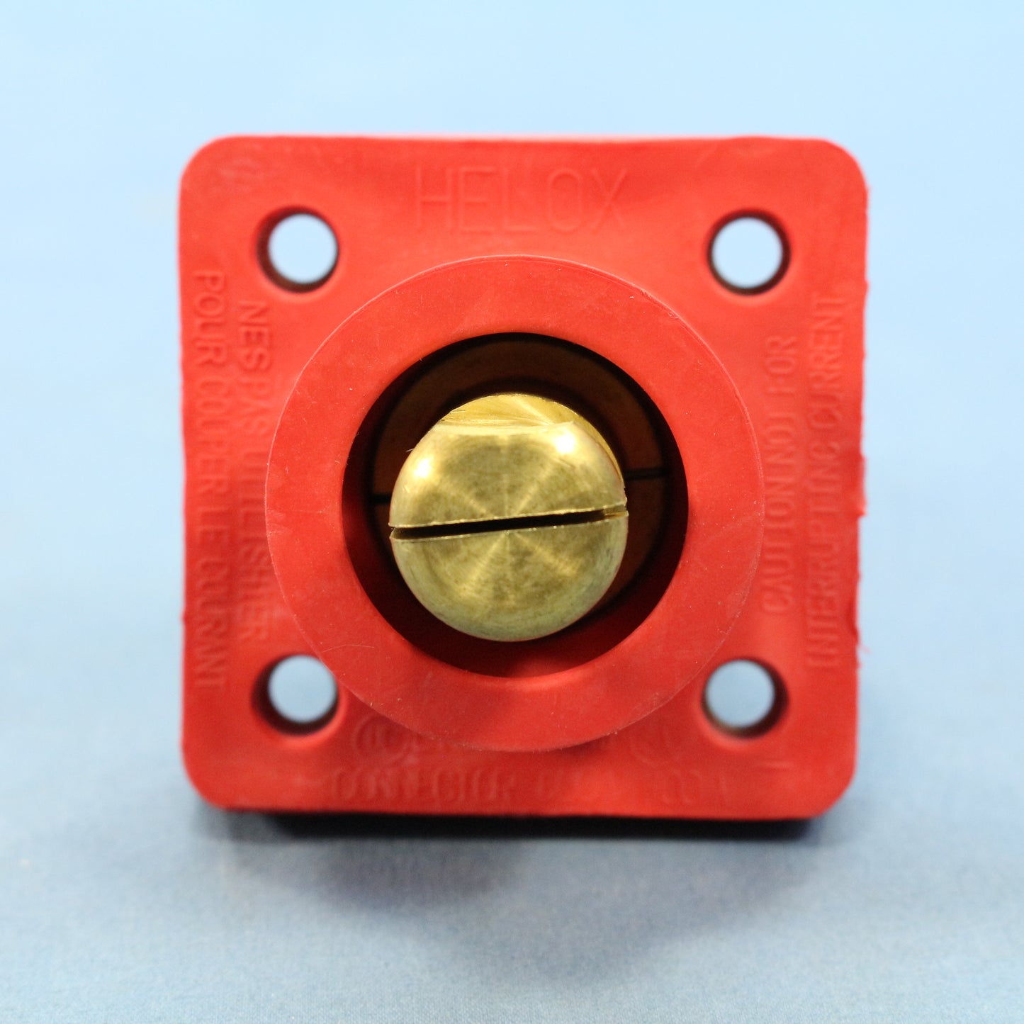 Leviton Red ECT 18 Series Cam Male Panel Receptacle Ball Nose 400A 18R23-R