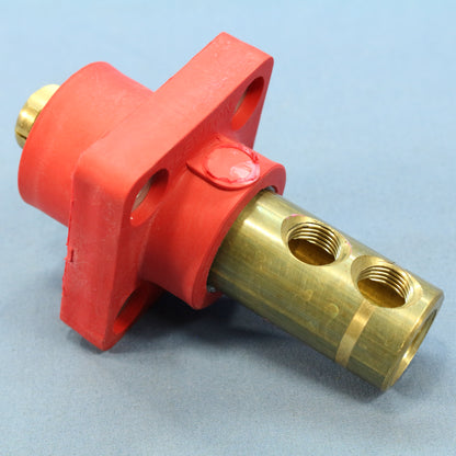Leviton Red ECT 18 Series Cam Male Panel Receptacle Ball Nose 400A 18R23-R