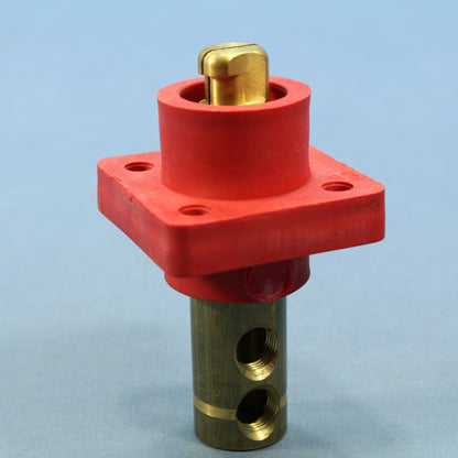 Leviton Red ECT 18 Series Cam Male Panel Receptacle Ball Nose 400A 18R23-R