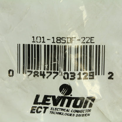 Leviton Black 18 Series Female Cam Plug Connector Insulating Sleeve 18SDF-22E