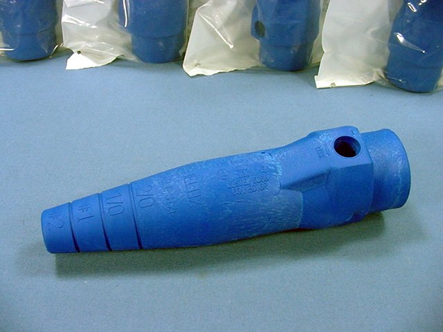 5 Leviton Blue 18 Series Male Cam Plug Connector Insulating Sleeves 18SDM-22B