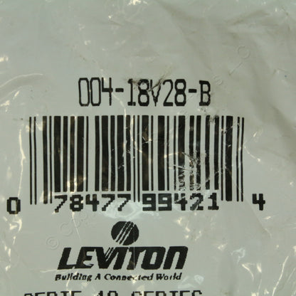 Leviton 18V28-B Blue ECT 18 Series Female Vulcanized Cam-Type Plug 400A 600V