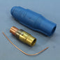 Leviton 18V28-B Blue ECT 18 Series Female Vulcanized Cam-Type Plug 400A 600V