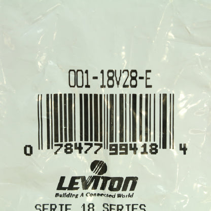 Leviton Black ECT 18 Series Female Vulcanized Cam-Type Plug 400A 600V 18V28-E
