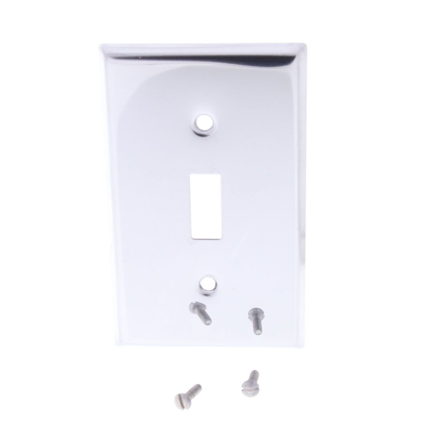 Leviton 1901 1-Gang Chrome-Plated Toggle Switch Wall Plate Cover Switchplate