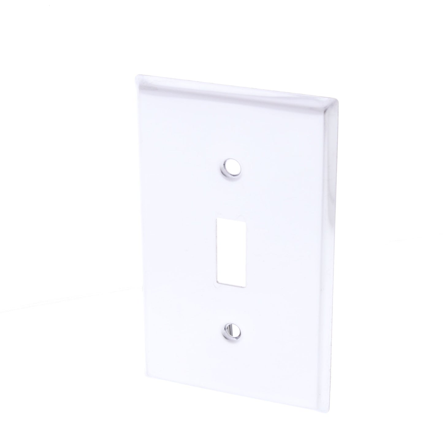 Leviton 1901 1-Gang Chrome-Plated Toggle Switch Wall Plate Cover Switchplate