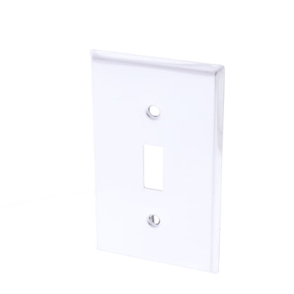Leviton 1901 1-Gang Chrome-Plated Toggle Switch Wall Plate Cover Switchplate