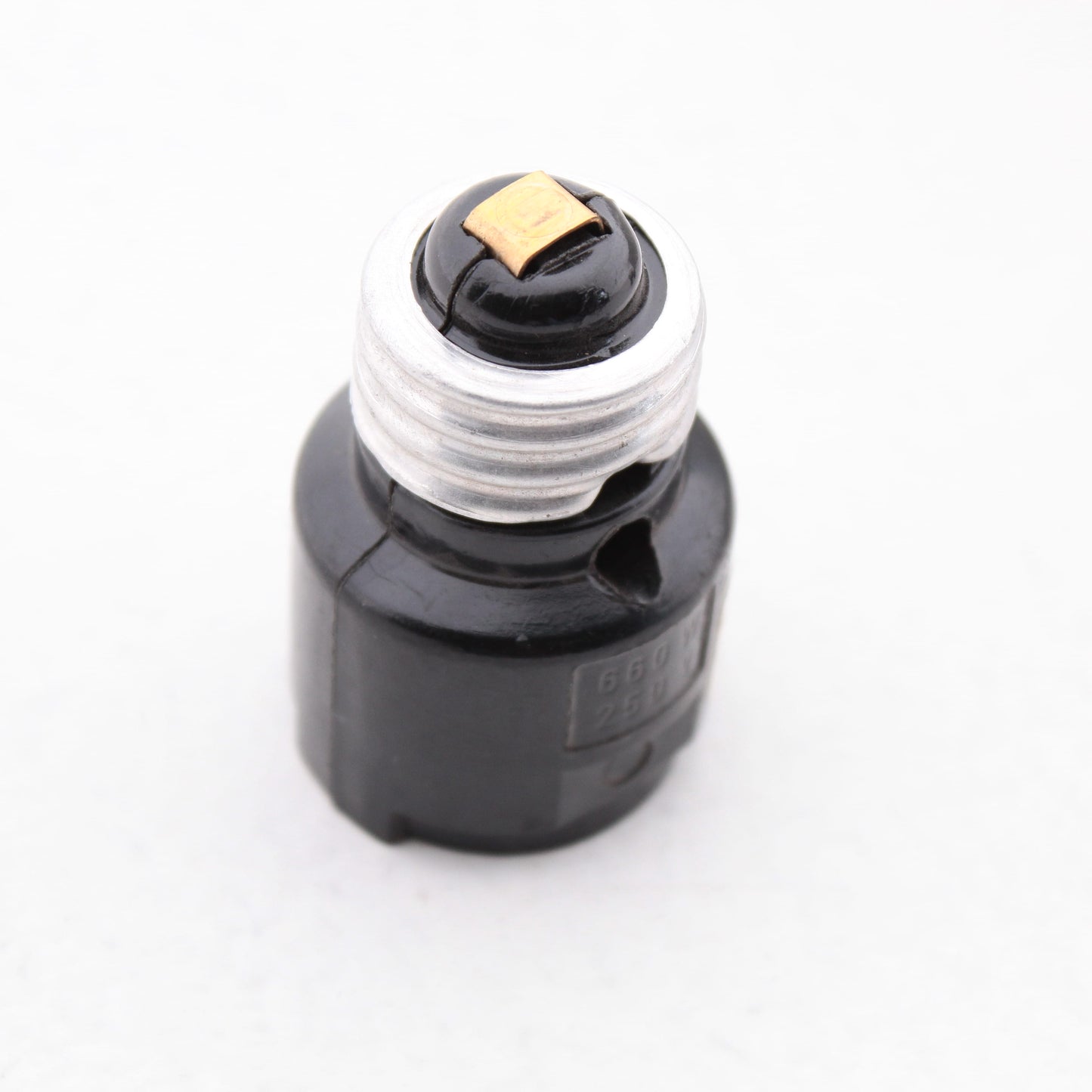 Leviton 2006 Black Phenolic Light Socket Lamp Holder Extension Bulk Medium Base