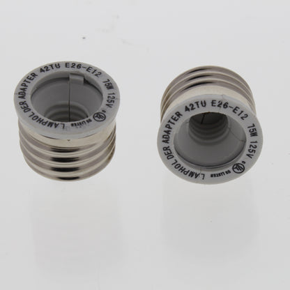 Leviton Socket Adapter 75W 125V42TU E26-E12  2007
