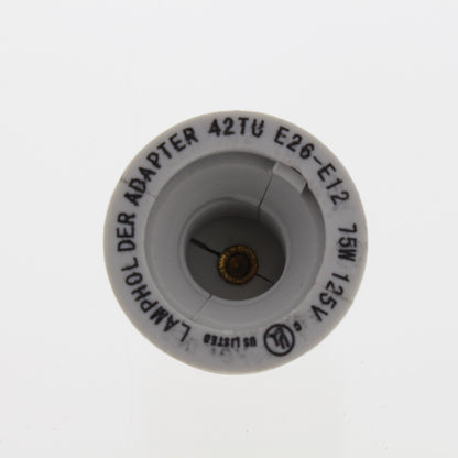 Leviton Socket Adapter 75W 125V42TU E26-E12  2007