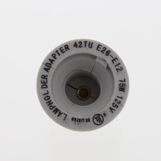Leviton Socket Adapter 75W 125V42TU E26-E12  2007