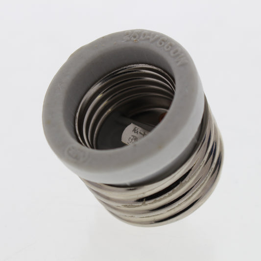 Mogul to Medium Base Porcelain Lampholder Adapter #20210 250V 660W E39-to-E26