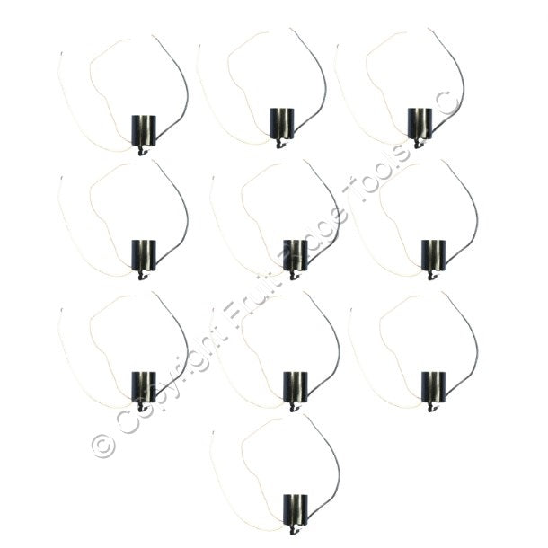 10 Leviton Phenolic Lampholders Light Socket Hickey E26 Medium Base Grounded