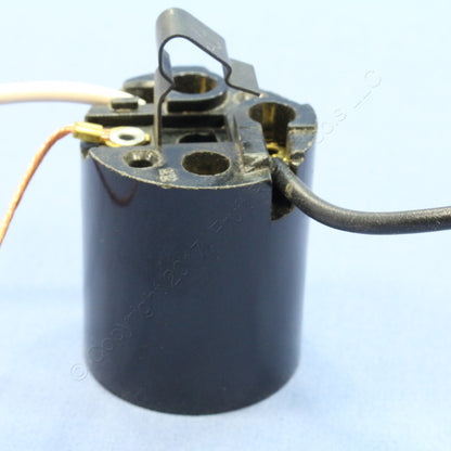 Leviton Phenolic Lampholder Light Socket Hickey E26 Medium Base Grounded 2054-G