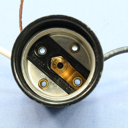 Leviton Phenolic Lampholder Light Socket Hickey E26 Medium Base Grounded 2054-G