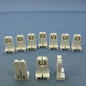 10 Leviton Fluorescent Lampholder Sockets T8 T12 Medium Bi-Pin Shunted 23357