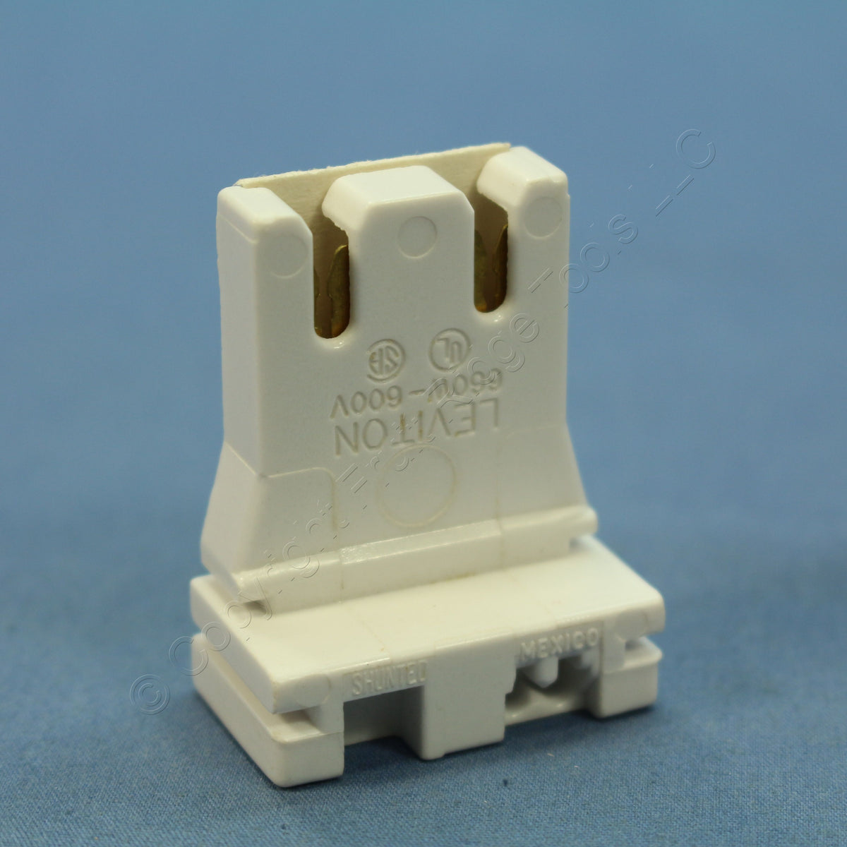 Leviton Fluorescent Lampholder T8 T12 Medium Bi-Pin Socket Shunted 23150-UR7