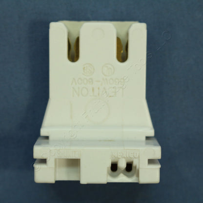 Leviton Fluorescent Lampholder T8 T12 Medium Bi-Pin Socket Shunted 23150-UR7