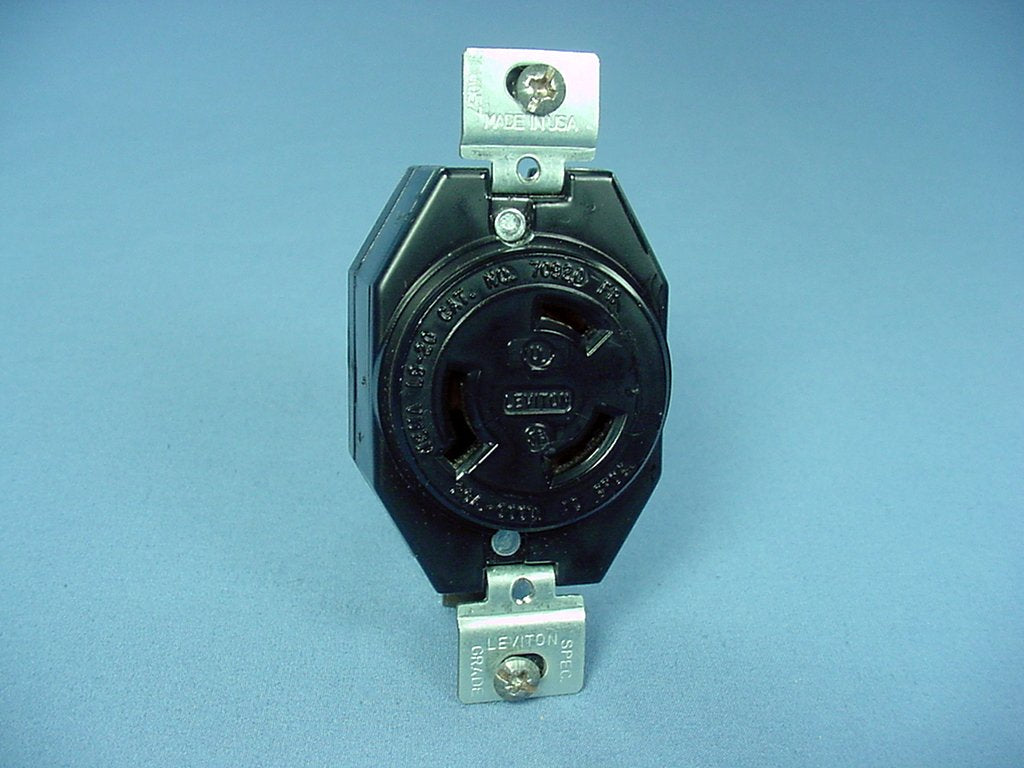 Leviton L9-20R Twist Locking Receptacle Turn Outlet Nema 20A 600V 2350-061 Boxed