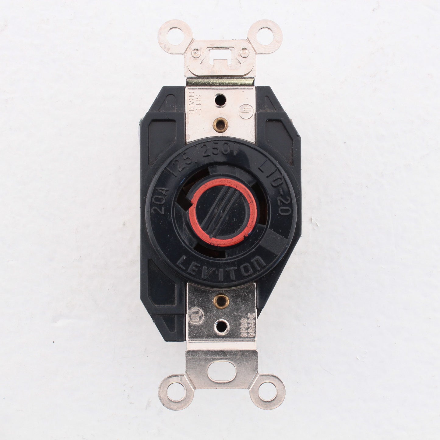 Leviton 2360-065 Turn Locking L10-20R Receptacle Twist Outlet 20A 125/250V Bulk
