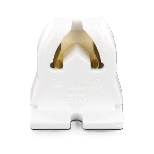 Leviton Fluorescent Shunted Lamp Holder Light Socket T8 Medium Bi-Pin G13 23651
