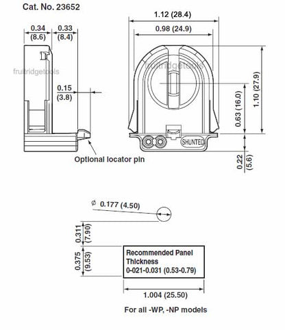 10 Leviton Fluorescent Lamp Holders Light Socket T8 Bi-Pin G13 Base Shunted