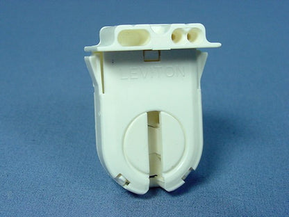 Leviton 23653-NP Fluorescent Lamp Holder Light Socket T12 T8 Bi-Pin Shunted Bulk