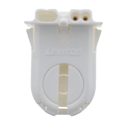 Leviton 23653-WP Shunted Bi-Pin Fluorescent Lampholder Socket Medium G13 T8 T12