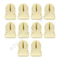 10 Leviton Fluorescent Light Sockets T-5 Lampholder Mini Bi-Pin with Shunt