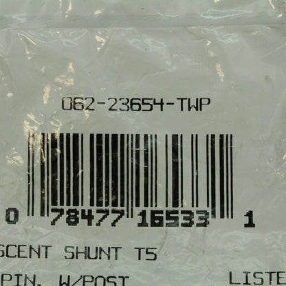 Fluorescent Shunted Socket T-5 Lampholder Mini Bi-Pin w/ Tall Profile 23654-TWP