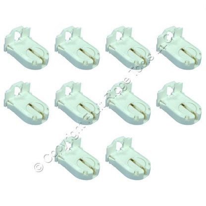 10 Leviton T-8 T-12 Fluorescent Light Socket Lamp Holders .91" 660W 600V 23661