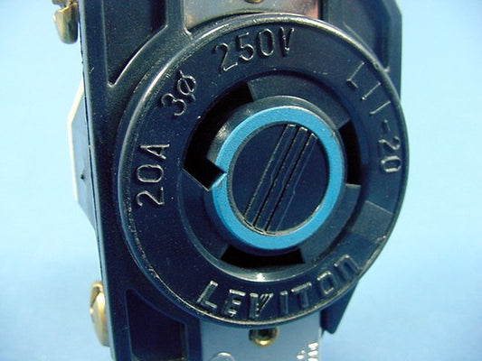 Leviton Twist Turn Locking Receptacle Outlet Nema L11-20R 20A 250V 3� Bulk 2370