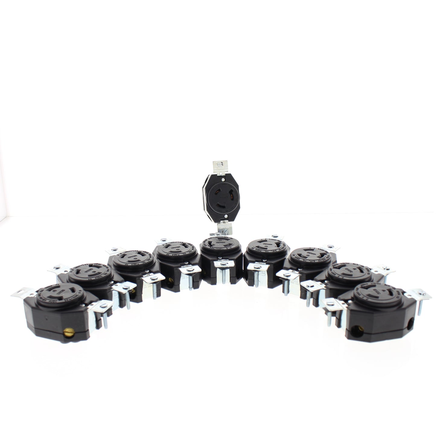 10 Oldstyle Leviton Twist Turn Locking Receptacles Outlet L12-20R 20A 480V 2380