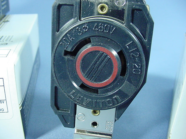 10 Leviton Twist Turn Locking Receptacles Outlet Nema L12-20R 20A 3� 480V 2380