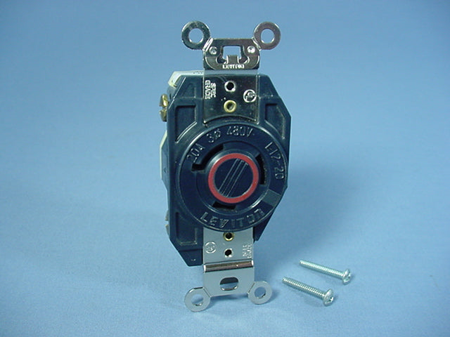 Leviton L12-20 Locking Receptacle Outlet L12-20R 20A 3� 480V 2380-065 Boxed